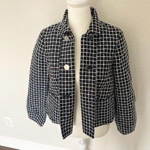 Banana Republic Checkered Blazer Coat